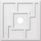 Ekena Millwork Knox Architectural Grade PVC Contemporary Ceiling Medallion, 20"OD x 3"ID x 7"C x 1"P CMP20KX-03000 - alternate 1